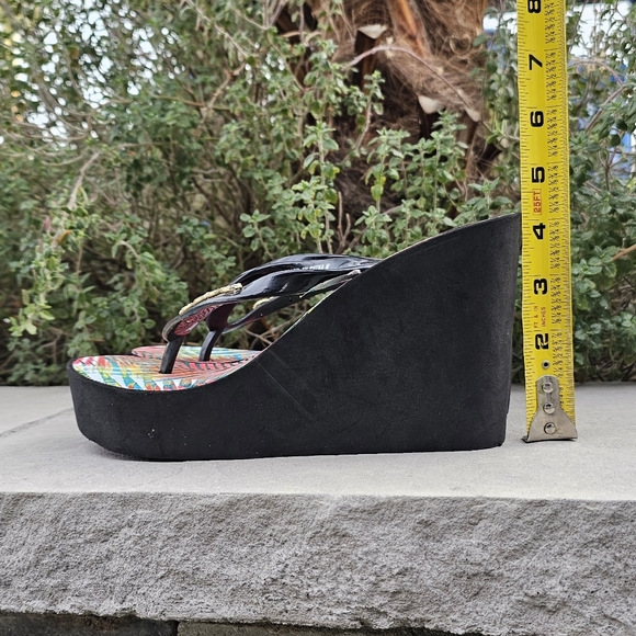 Wedge thong sandals - Picture 4 of 7